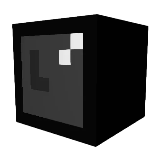 Ecdysis22 Minecraft avatar head, 3D render