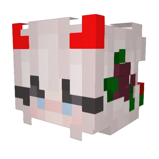 Ecems Minecraft avatar head, 3D render