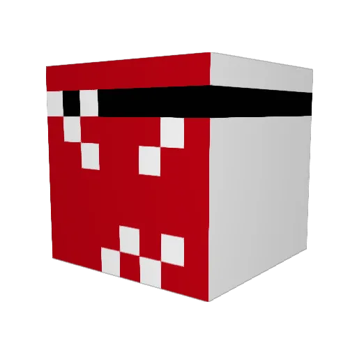 Ech0z_XD Minecraft avatar head, 3D render