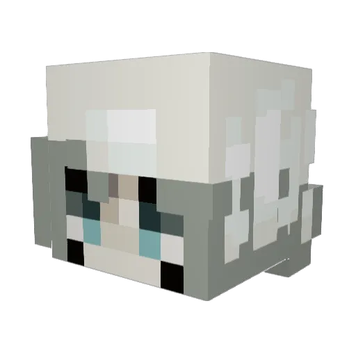 Ech_0es Minecraft avatar head, 3D render
