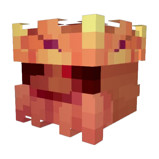 Echajonny Minecraft avatar head, 3D render
