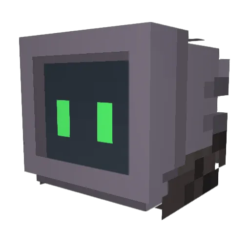 Echeve99 Minecraft avatar head, 3D render