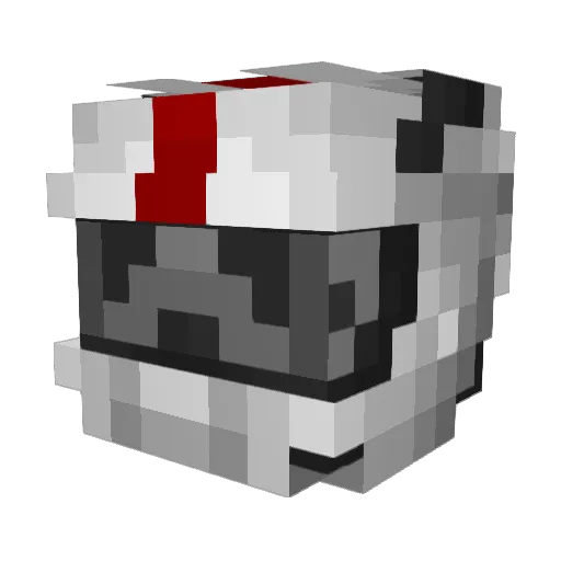Echo2407 Minecraft avatar head, 3D render