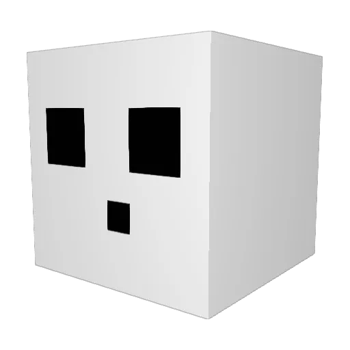 Echo2745 Minecraft avatar head, 3D render