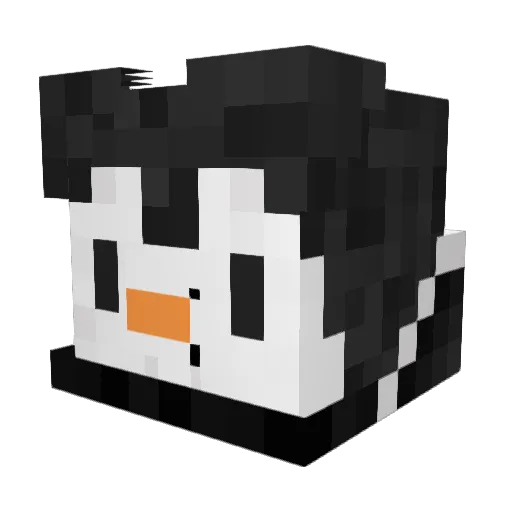 EchoBytes Minecraft avatar head, 3D render