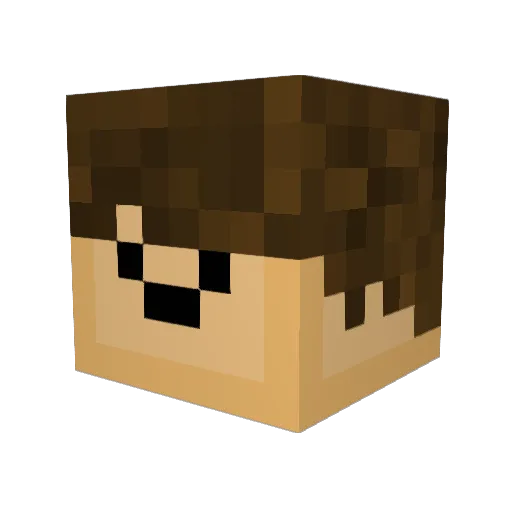 EchoEch0Echo Minecraft avatar head, 3D render