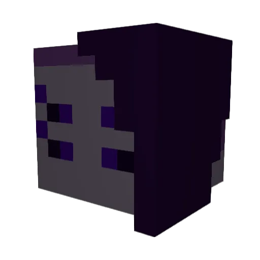 EchoEffect2 Minecraft avatar head, 3D render