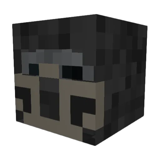 EchoFourDelta Minecraft avatar head, 3D render