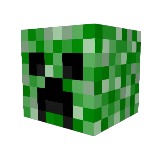 EchoGames0805 Minecraft avatar head, 3D render