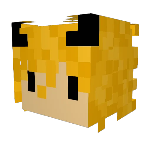 EchoLocation69 Minecraft avatar head, 3D render