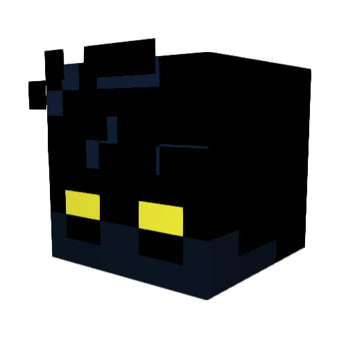 EchoQuasar975 Minecraft avatar head, 3D render