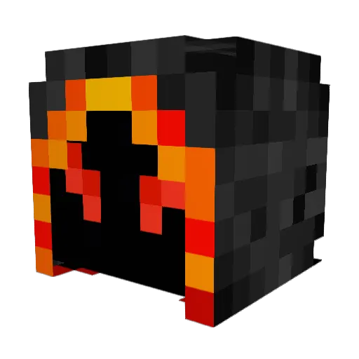 Echo_978 Minecraft avatar head, 3D render