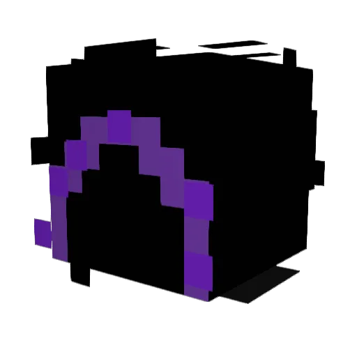 Echo_Sound Minecraft avatar head, 3D render
