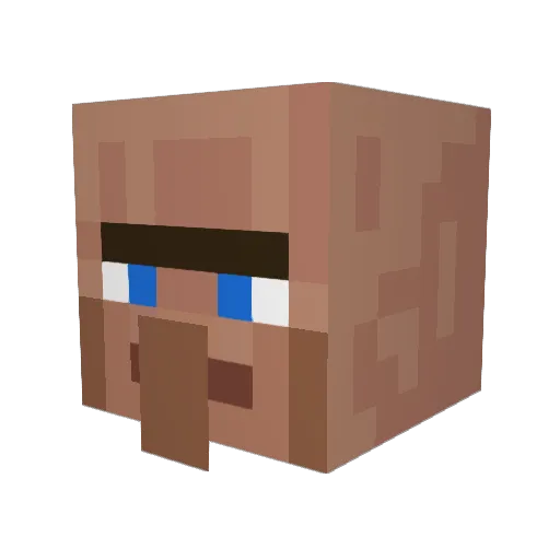 Echo_TS Minecraft avatar head, 3D render