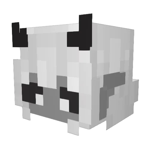 Echo_The_Elf Minecraft avatar head, 3D render