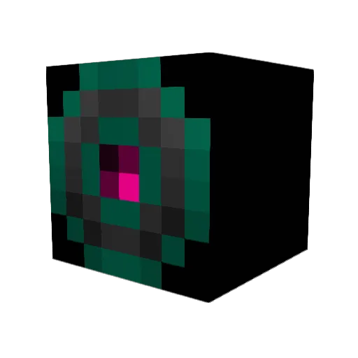 Echo_Winter Minecraft avatar head, 3D render