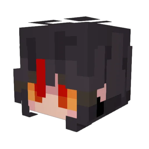 Echoed_Fart Minecraft avatar head, 3D render