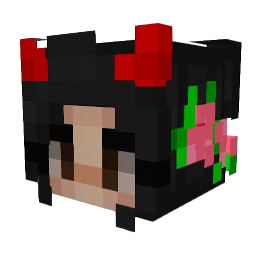 Echoeechoe89 Minecraft avatar head, 3D render