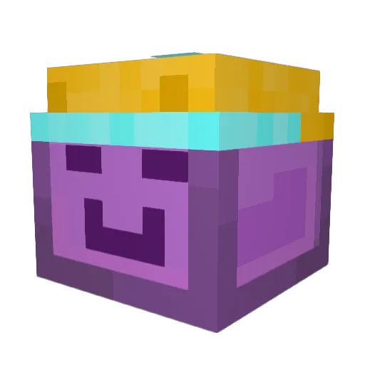 EchooMechoo Minecraft avatar head, 3D render