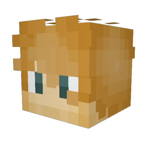 EchotheGoliath Minecraft avatar head, 3D render