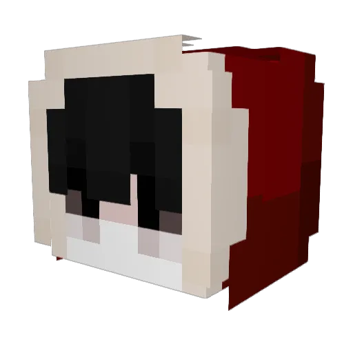 Eck0__ Minecraft avatar head, 3D render