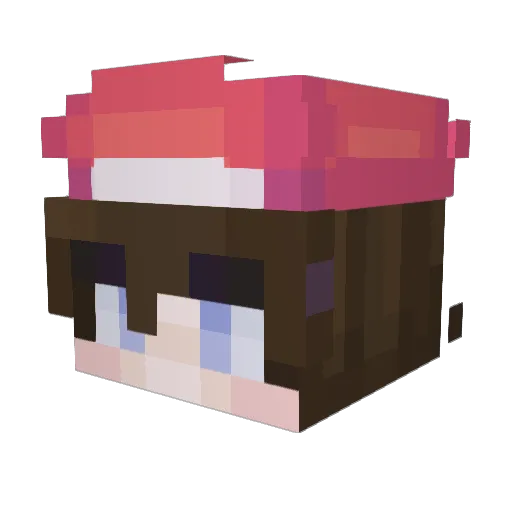 Eckert01 Minecraft avatar head, 3D render