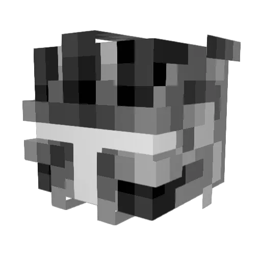 Minecraft-Avatar von Eckoss: Kopf als 3D-Render