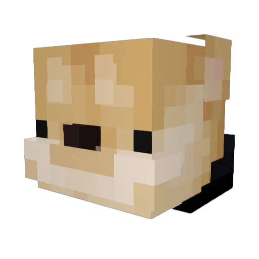 EclairFoudroyant Minecraft avatar head, 3D render
