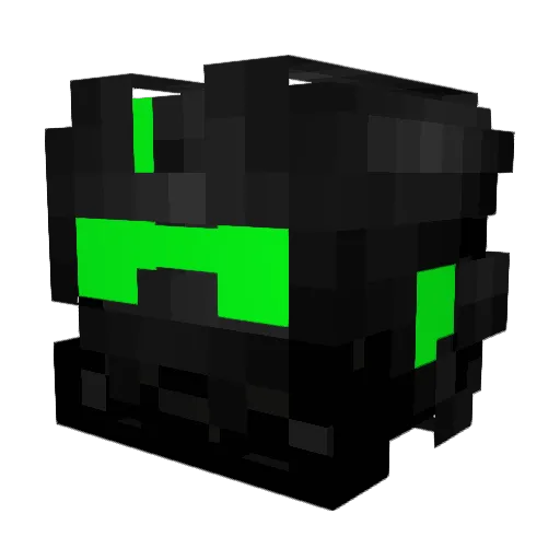 Eclimann Minecraft avatar head, 3D render