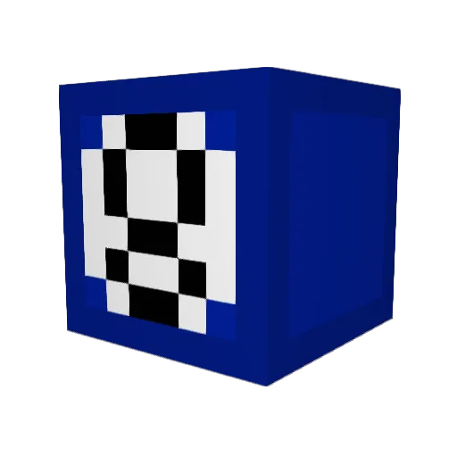 Eclipse2020 Minecraft avatar head, 3D render