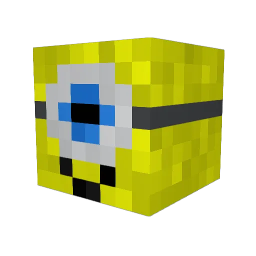 EclipseBM Minecraft avatar head, 3D render