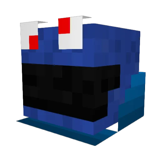 EclipseClient Minecraft avatar head, 3D render