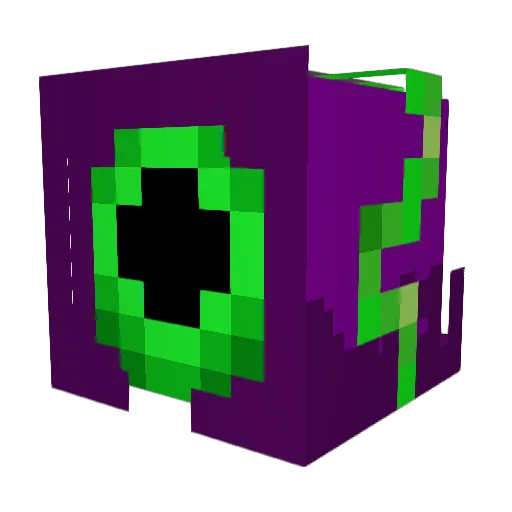 EclipseEncoded Minecraft avatar head, 3D render