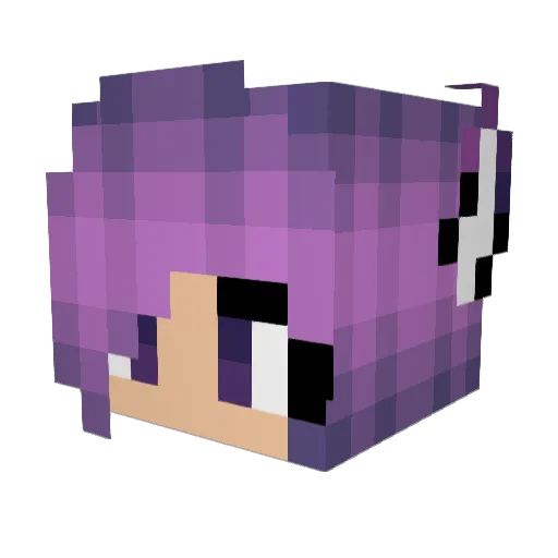 EclipseM00n Minecraft avatar head, 3D render