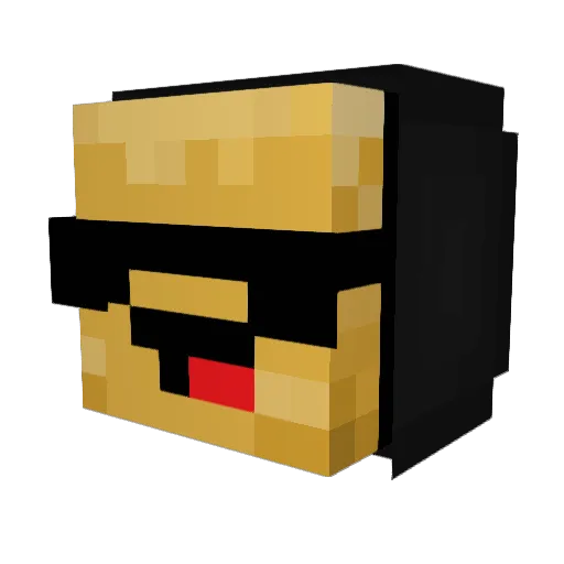 EclipseSavior Minecraft avatar head, 3D render