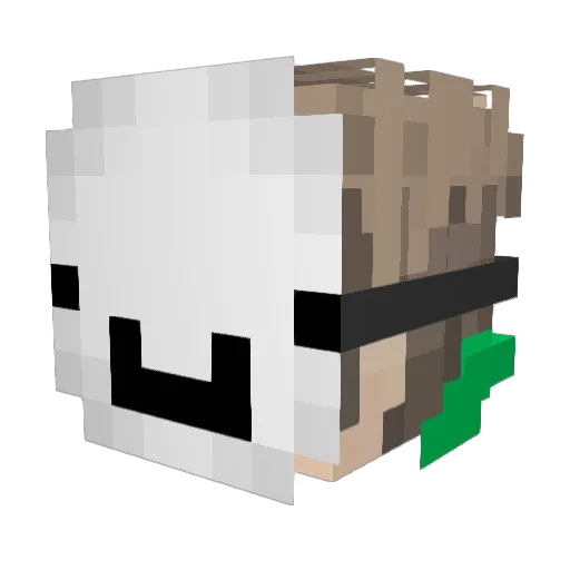 EclipseSun7564 Minecraft avatar head, 3D render