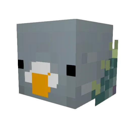 Eclipse_8 Minecraft avatar head, 3D render