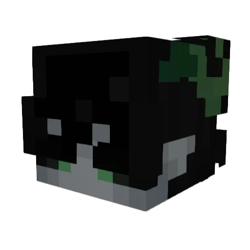 Eclipse_Shadow1 Minecraft avatar head, 3D render