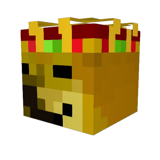 Eclipselol420 Minecraft avatar head, 3D render