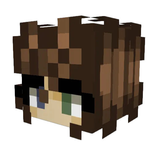 Minecraft-Avatar von Eclipsevs: Kopf als 3D-Render