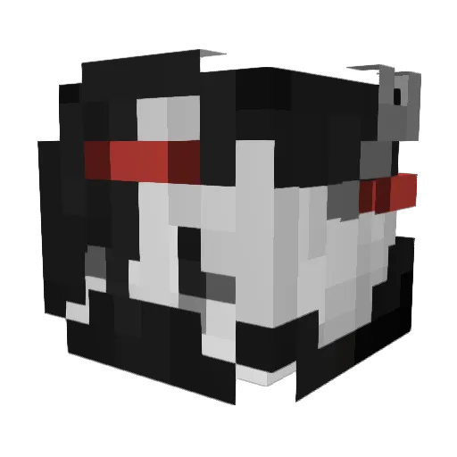 Eclipzaa_ Minecraft avatar head, 3D render