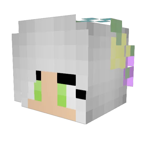 Eclipzed_xX Minecraft avatar head, 3D render