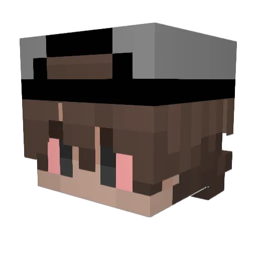 Eclipzzee4200 Minecraft avatar head, 3D render