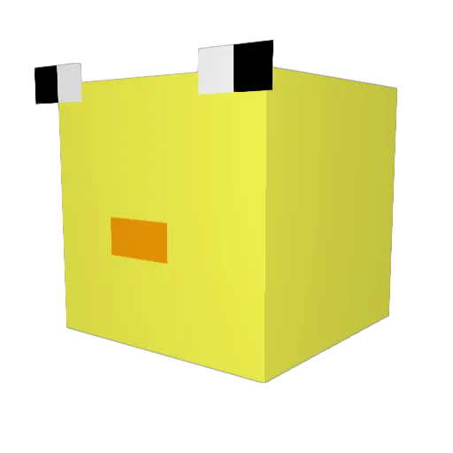 Economychip117 Minecraft avatar head, 3D render