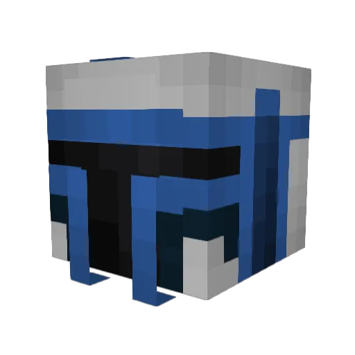 Ecoss37 Minecraft avatar head, 3D render