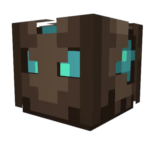 Ecquanox Minecraft avatar head, 3D render