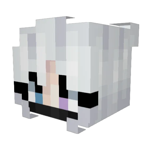 Ecrincik Minecraft avatar head, 3D render