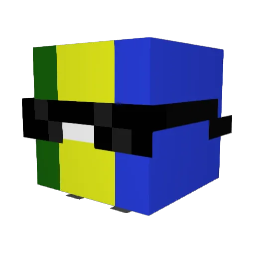 EcstaticLava23 Minecraft avatar head, 3D render