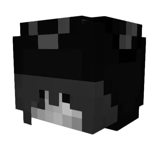 Ecstaticlly Minecraft avatar head, 3D render