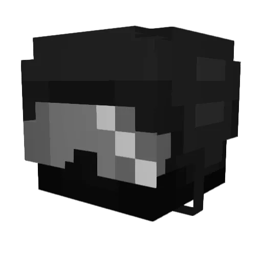 Ectodaddy Minecraft avatar head, 3D render